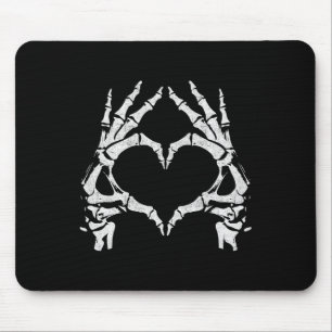 Hart Handen - Halloween - Skelet Handen Hart Zing Muismat