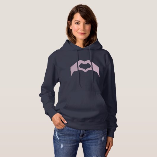 Hart handen hoodie (Voorkant volledig)