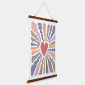 hart hangend wandkleed (Gebogen)