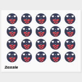 Hart + Hart = Liefde Sticker (Vel)