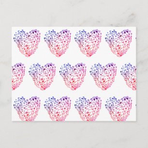Hart Hart Tekening Briefkaart