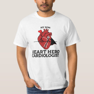 Hart Held Trotse Ouder van een Cardioloog T-shirt