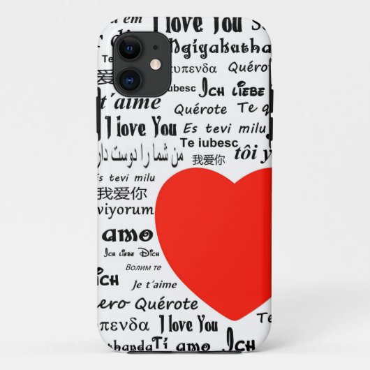 hart hou van je Case-Mate iPhone case (Achterkant)