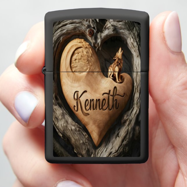 Hart hout Wolf (In Hand)