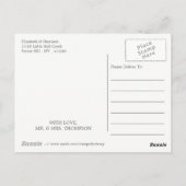  hart huwelijk bedankt briefkaart (Achterkant)