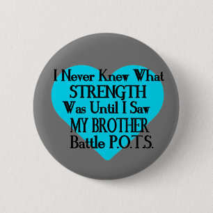 Hart/I Never Knew...Brother...P.O.T.S. Ronde Button 5,7 Cm