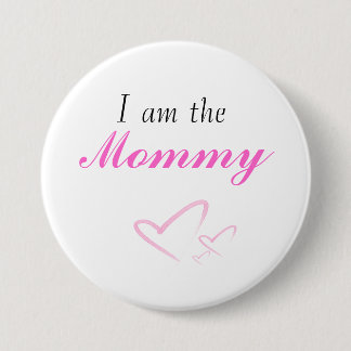 hart, ik ben de, mama ronde button 7,6 cm