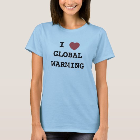 hart, ik, GLOBALWARMING T-shirt (Voorkant)