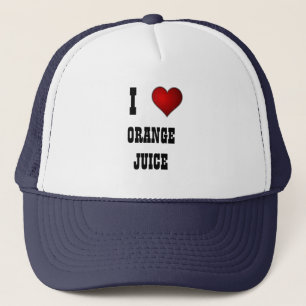hart, ik, ORANJE JUICE Trucker Pet