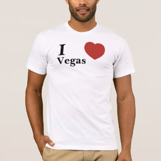 Hart, ik, Vegas - Gepersonaliseerd T-shirt