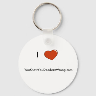 hart, ik, YouKnowYouDeadAzzWrong.com Sleutelhanger