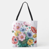 Hart in bloei draagtas (Achterkant)