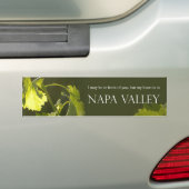 Hart in de Bumpersticker van Napa Valley (Op auto)