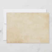 Hart in een Boom Camping Wedding Invitations Kaart (Achterkant)