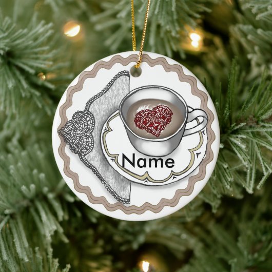 Hart in een kopje Ornament (Boom)