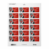 Hart in handen Etiketten (Full Sheet)