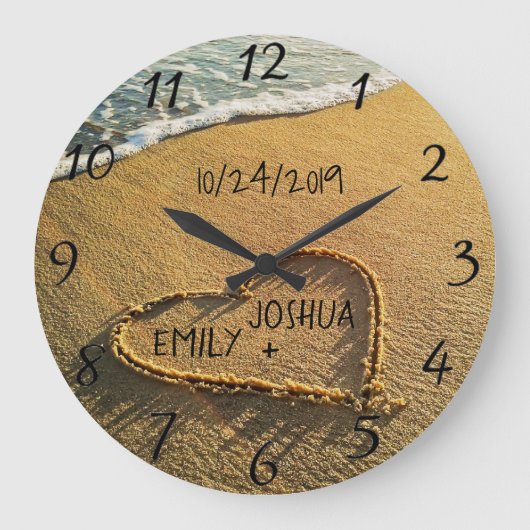 Hart in het Uitzicht van de Zandbeug Tropische Oce Grote Klok (Voorkant)