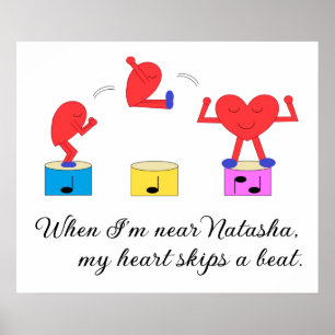 Hart in liefde dumpen: poster