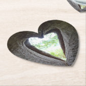 Hart in Onderzetter met boomklep (Gekanteld)