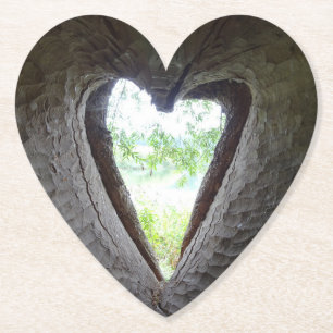 Hart in Onderzetter met boomklep