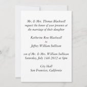 Hart in San Francisco Golden Gate Bridge Kaart (Achterkant)