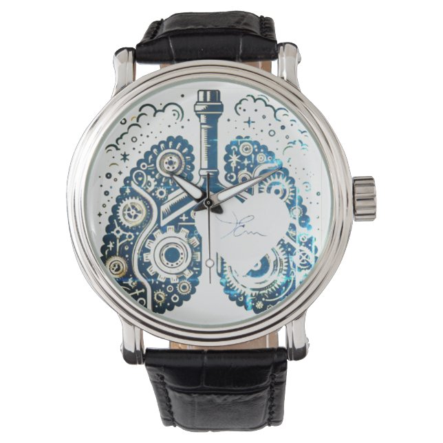 Hart-inhalo Horloge (Voorkant)