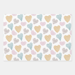 Hart inpakpapier, geschenkpapier, inpakpapier