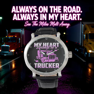 Hart Is Van Een Vrachtwagenchauffeur Horloge