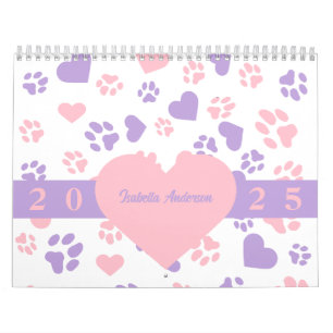 Hart & Kat Paw Prints Kalender