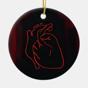 hart keramisch ornament