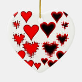 hart keramisch ornament (Achterkant)