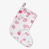 hart kleine kerstsok (Voorkant (Hangend))