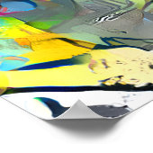 hart | Kleurrijk Abstract Poster (Hoek)