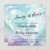 Hart Kleurrijke Uitgestelde Bruiloft Verandering v (Voorkant / Achterkant)