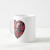 hart koffiemok (Voorkant links)