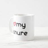 hart koffiemok (Voorkant links)