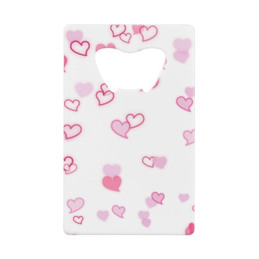 hart kredietkaart flessenopener (Voorkant)