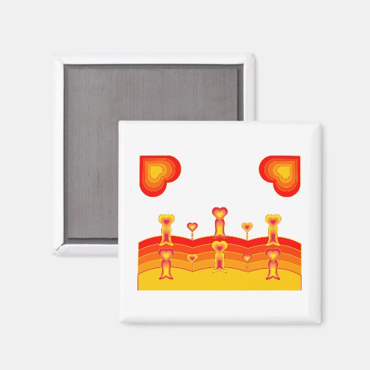 Hart-Landschap Magneet (Voorkant / Achterkant)
