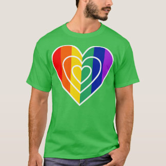 Hart LGBTQ Gay Pride T-shirt
