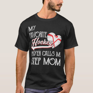 Hart Lief Schattig Favoriete Hockeyspeler Noemt Me T-shirt