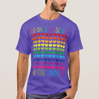 Hart-liefde 120 dagen van schooljongens meisjes t-shirt