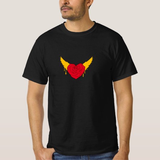 HART LIEFDE  FOTO T-SHIRT (Voorkant)