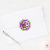 Hart Liefde Klassieke Ronde Stickers (Envelop)