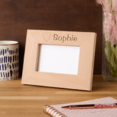 Hart Liefde Sophie (naam) Gegraveerde Lijstjes (Links)