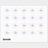 hart Liefde stickers (Vel)
