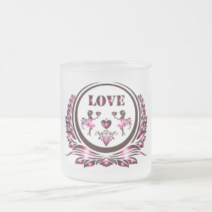 Hart Liefhebber Glas Mok