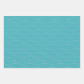 Hart Link Silver Verdigris Bruiloft Verloving Inpakpapier Vel (Voorkant 3)