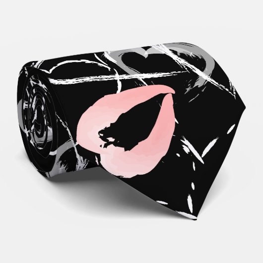 Hart&lippen Stropdas (Opgerold)