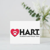 HART-Logo Briefkaart (Staand voorkant)