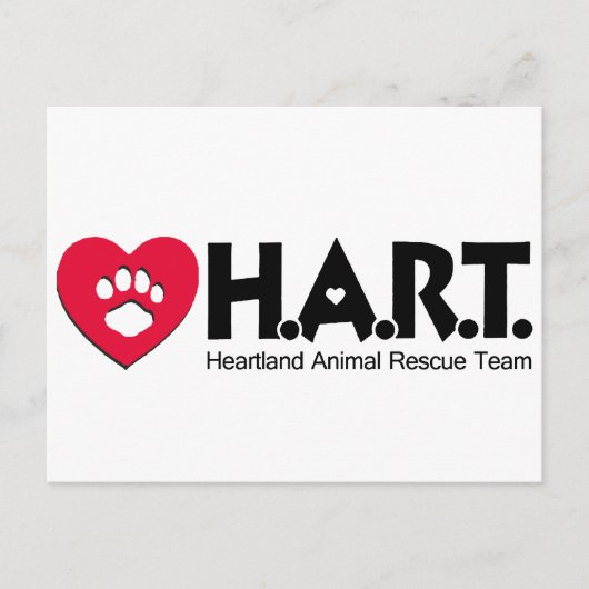HART-Logo Briefkaart (Voorkant)